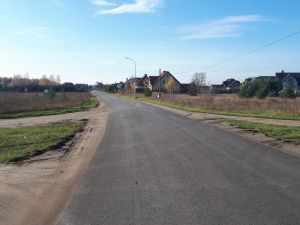 Ulica Zielona Puszcza po modernizacji